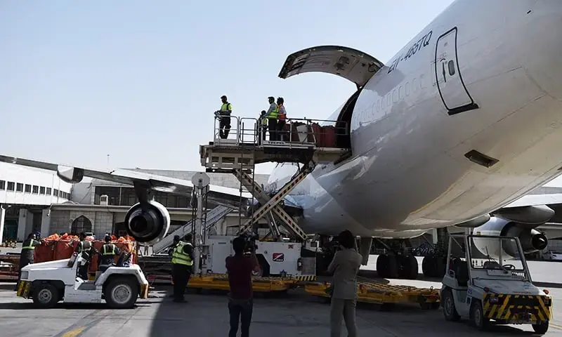 Express air cargo airplane